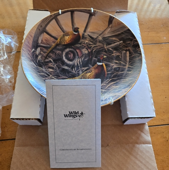 Vintage 1997 by Wild Things - Rustic Retreat Pheasant collector's plate. - Picture 3 of 10